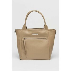 Geanta tote cu bareta detasabila - Maro taupe imagine
