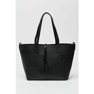Geanta tote de piele - Negru imagine