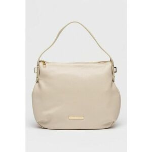 Geanta de piele cu bareta suplimentara - Bej deschis imagine