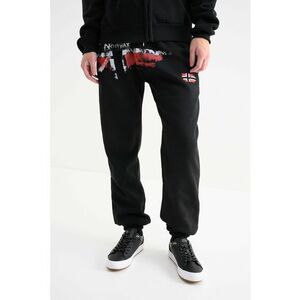 Pantaloni de trening cu logo Mapote - Negru imagine