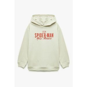 Hanorac cu imprimeu Spider-Man - Rosu/Crem imagine
