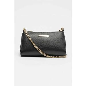 Geanta crossbody din piele - Negru imagine