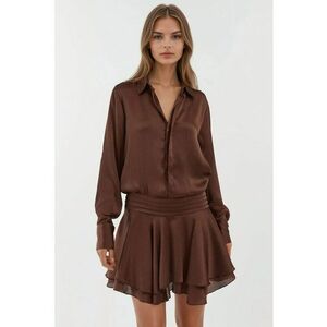 Rochie mini maro cognac - Maro imagine