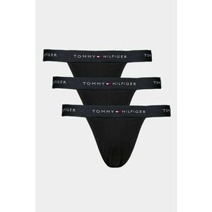 Chiloti jockstrap din amestec de bumbac cu logo - Negru imagine