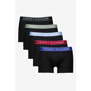 Set de boxeri cu band alogo - 5 perechi - Negru imagine