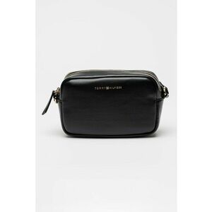 Geanta crossbody cu fermoar - Negru imagine