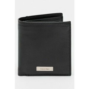 Poretofel de piele cu logo - Negru imagine