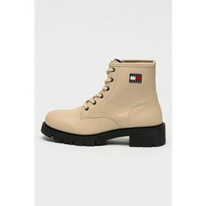 Bocanci din piele - Crem imagine