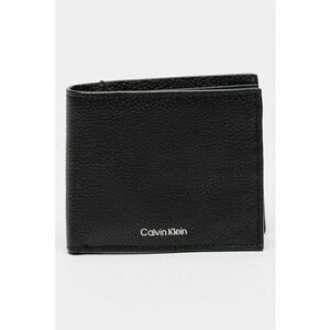 portofel de piele cu logo - Negru imagine