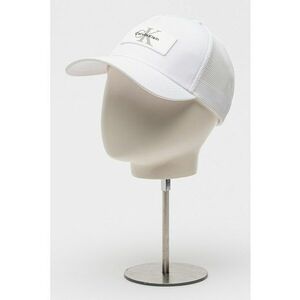 Sapca trucker cu aplicatie logo - Alb imagine