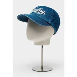 Sapca de denim cu logo - Albastru melange imagine