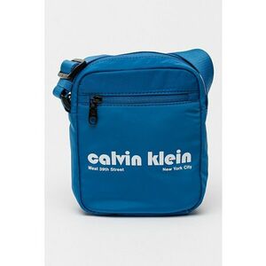 Geanta crossbody cu logo - Alb/Albastru imagine