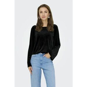 Bluza cu funda pe spate - Negru imagine