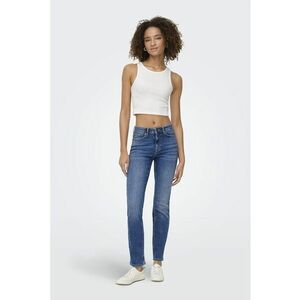 Blugi slim fit cu strasuri - Albastru deschis imagine