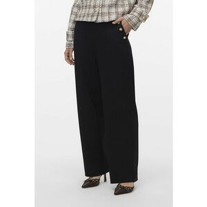 Pantaloni cu croiala ampla - Negru imagine