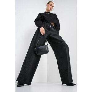 Pantaloni cu croiala ampla Hawila - Negru imagine