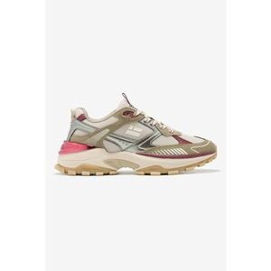 Pantofi sport din material sintetic cu garnituri textile 347 Frame - Maro taupe/Roz zmeuriu/Argintiu imagine
