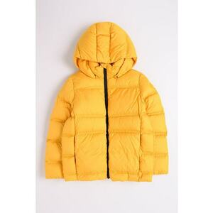 Jacheta cu puf si fermoar - Galben sofran imagine