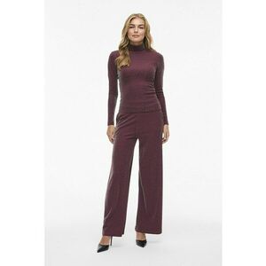 Helanca slim fit din lurex - Violet tyrian imagine