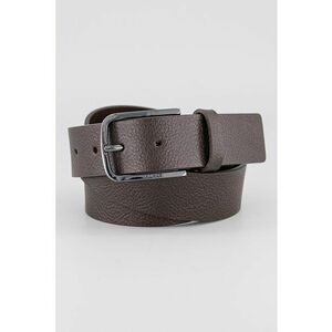 Curea uni de piele - Maro inchis imagine