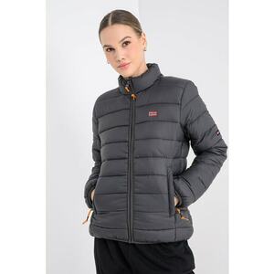 Geaca rezistenta la vant cu vatelina si buzunare laterale Atikolor - Gri antracit imagine