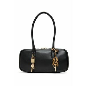 Geanta bowler de piele ecologica cu accesorii detasabile Daystrom - Negru imagine
