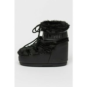 Cizme low-cut cu blana sintetica Icon - Negru imagine