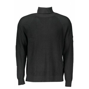 Bluza barbati - CALVIN KLEIN - 100% Lana - Negru - J30J325093 - Negru imagine
