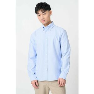 Camasa regular-fit cu guler Oxford - Albastru pastel imagine