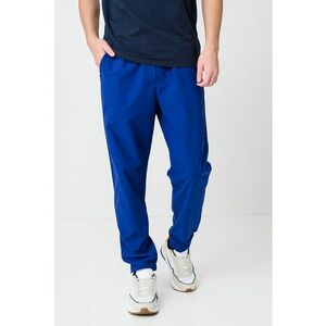 Pantaloni de trening cu buzunare laterale si model uni - Albastru royal imagine