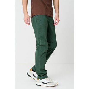 Pantaloni chino drepti Denton - Verde englez imagine