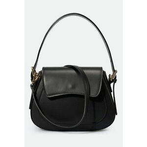 Geanta crossbody de piele - Negru imagine