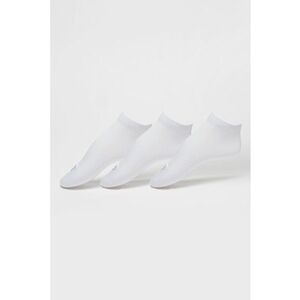 Set de sosete scurte unisex - pentru drumetii - 3 perechi - Gri deschis/Alb optic imagine