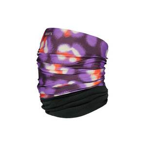 Guler din fleece cu model circular - Portocaliu mandarina/Violet prafuit/Ametist imagine