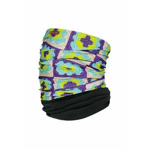 Guler din fleece cu model circular - Multicolor imagine