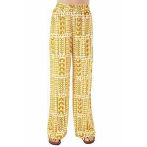 Pantaloni dama - HiCCUP - Textil - Galben mustar imagine