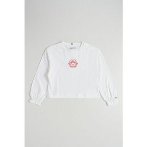 Bluza cu imprimeu grafic - Rosu/Alb imagine