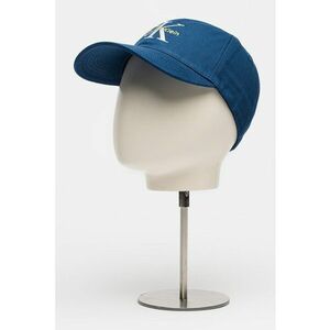 Sapca baseball ajustabila cu broderie logo - Alb/Albastru inchis imagine