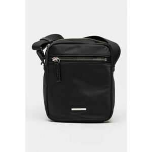 Geanta crossbody din material textil - Negru imagine