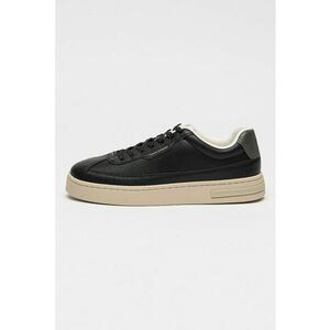 Pantofi sport low-cut din piele ecologica - Negru imagine