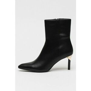 Botine de piele ecologica - Negru imagine