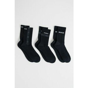 Set de sosete scurte - 3 perechi - Negru/Gri carbune imagine