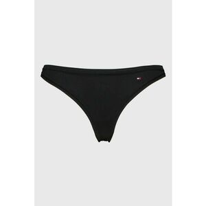 Chiloti tanga cu logo - Negru imagine