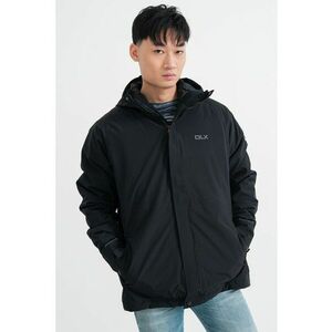 Jacheta impermeabila cu vatelina si model 2-in-1 - pentru trekking Frederic - Negru imagine