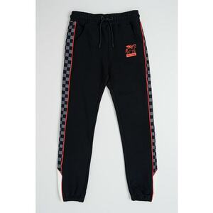 Pantaloni de trening cu imprimeu grafic - Gri/Negru stins imagine