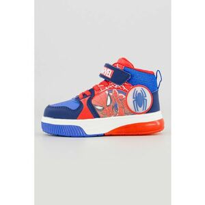 Pantofi sport mid-high cu imprimeu Spiderman - Rosu/Alb/Albastru imagine