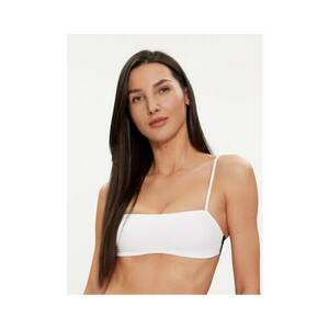 Sutien - alb - poliamida reciclata - elastan - imagine