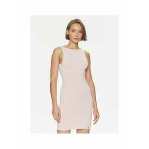 Rochie de vara Dama - roz - 74% viscoza - 22% poliamida - 4% elastan - imagine