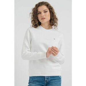 Bluza de trening cu decolteu la baza gatului - Alb optic imagine
