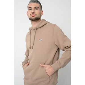 Hanorac regular fit cu buzunar kangaroo - Bej deschis imagine